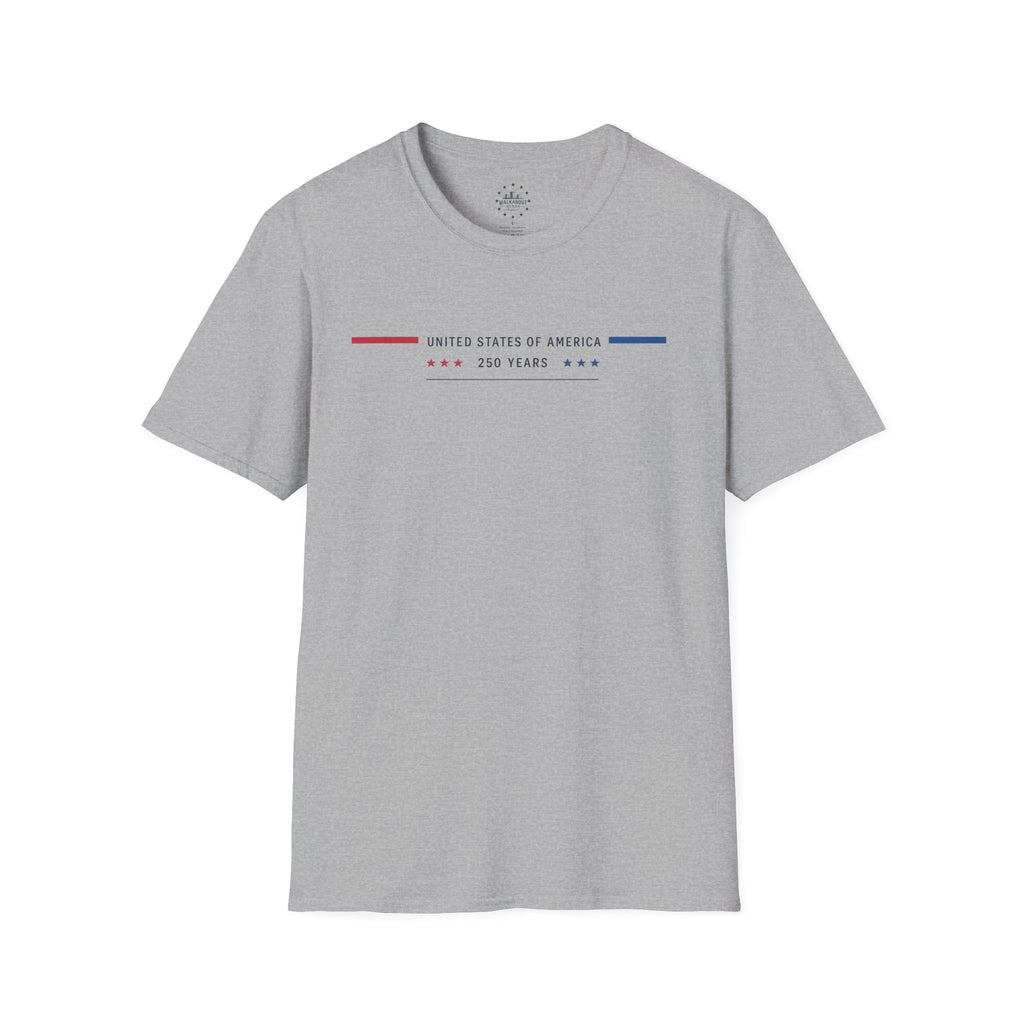 United States of America 250 Years Shirt | Minimalist Patriotic Tee | USA Semiquincentennial 2026 Shirt | American Heritage T-Shirt