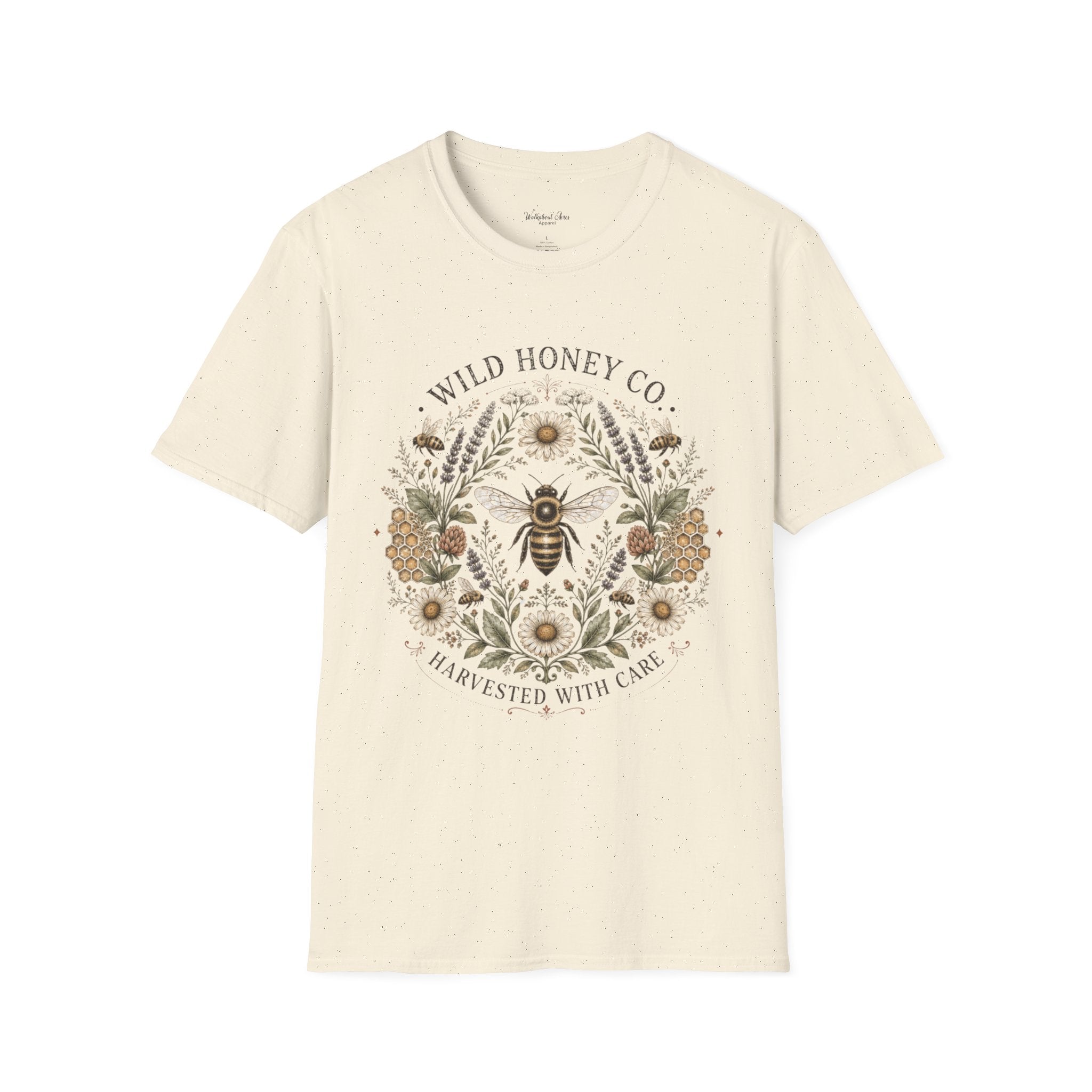 Honey Bee Wreath Shirt – Beekeeping T-Shirt – Save the Bees Apparel