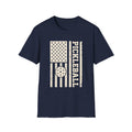 Pickleball American Flag Shirt – Distressed Patriotic Pickleball Tee for Men & Women