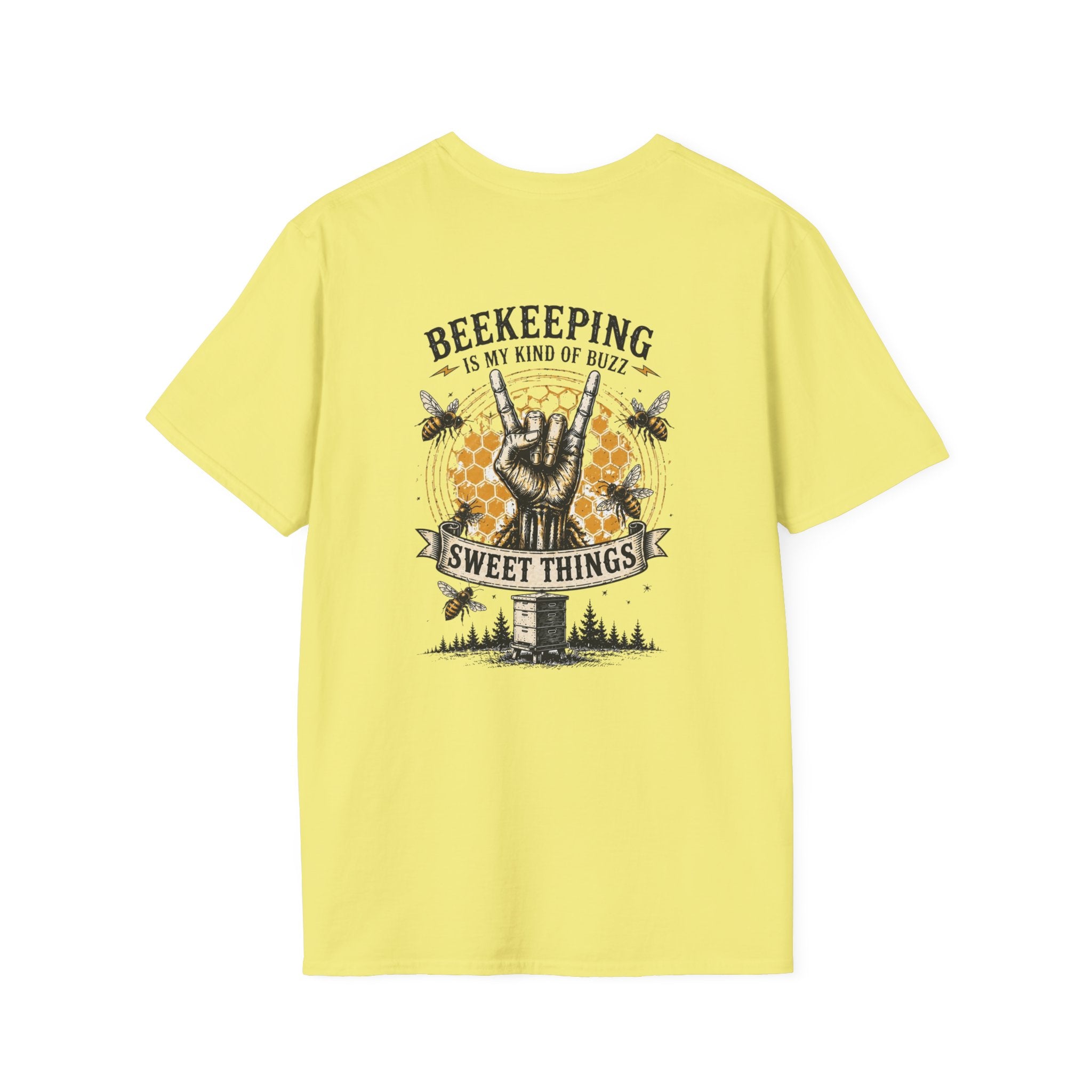 Beekeeping Is My Kind of Buzz Shirt | Skull Beekeeper Tee | Rustic Bee Keeper T-Shirt | Honey Lover Gift