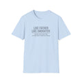 Like Father Like Daughter – Funny Dad Shirt | Father Daughter Matching Humor Tee | Father’s Day Gift for Dad | Family Graphic T-Shirt