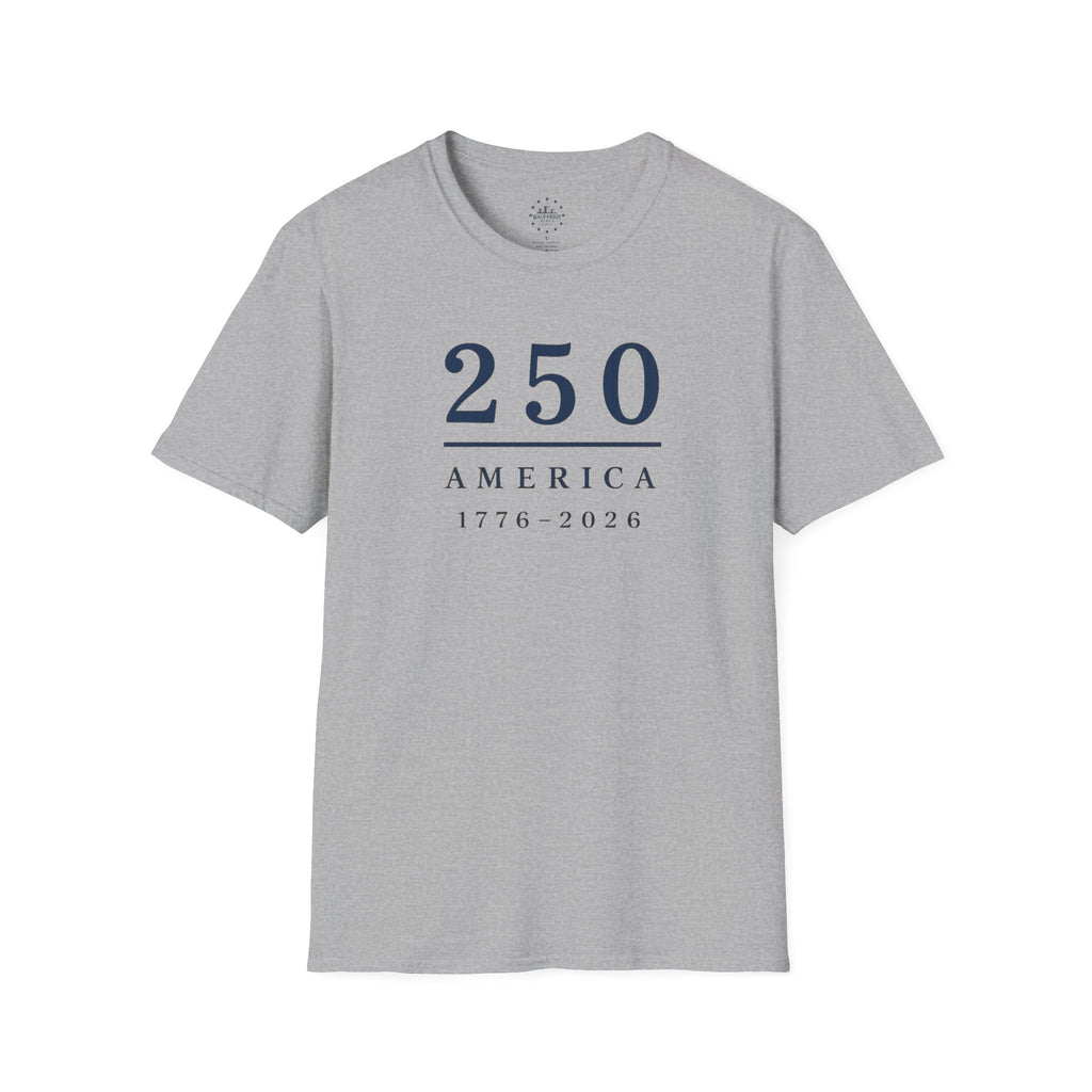 America 250 Shirt | 1776-2026 USA Anniversary Tee | Minimalist Patriotic T-Shirt | American Heritage Semiquincentennial