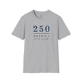 America 250 Shirt | 1776-2026 USA Anniversary Tee | Minimalist Patriotic T-Shirt | American Heritage Semiquincentennial