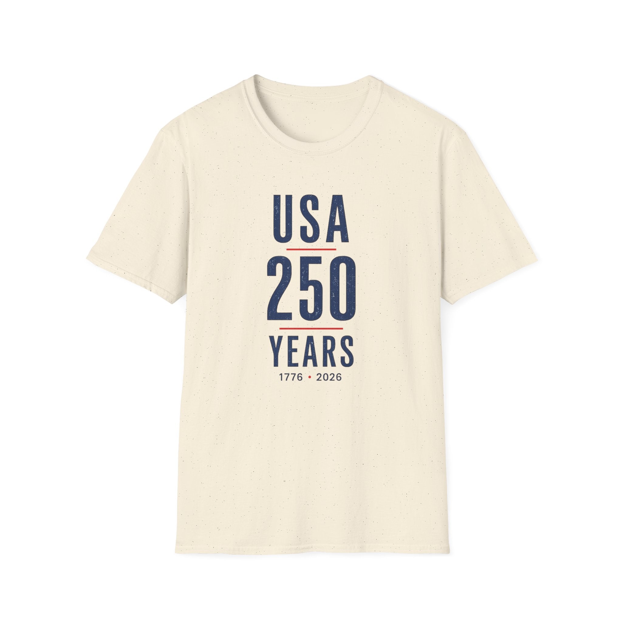 USA 250 Years Shirt | America 1776-2026 Patriotic Tee | Minimalist Semiquincentennial T-Shirt | American Heritage Apparel