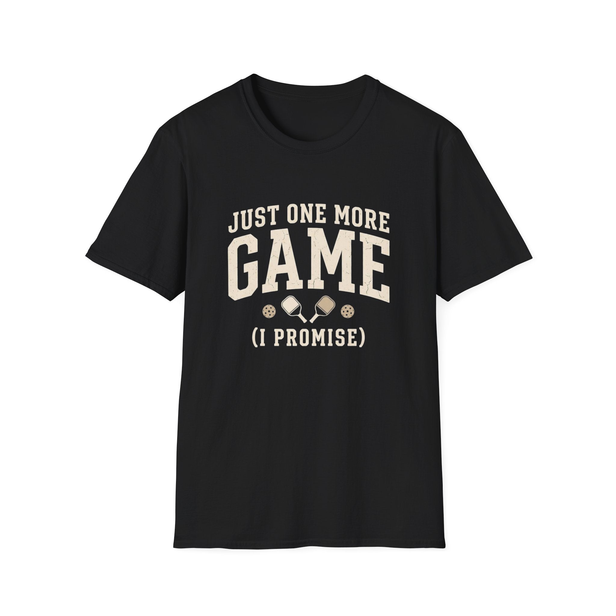 Just One More Game Shirt – Funny Pickleball T-Shirt, Pickleball Gift for Men & Women