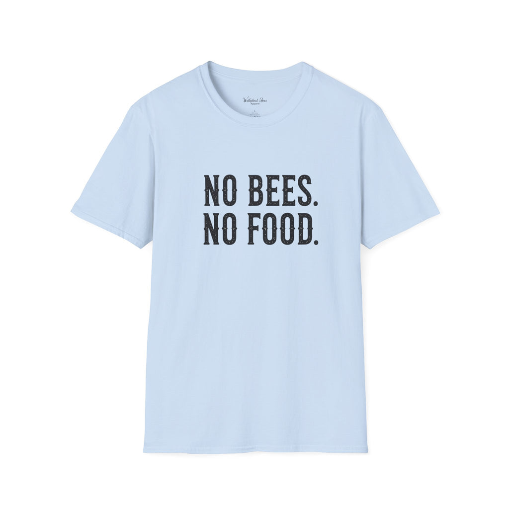 No Bees, No Food  Shirt – Beekeeping T-Shirt – Save the Bees Apparel