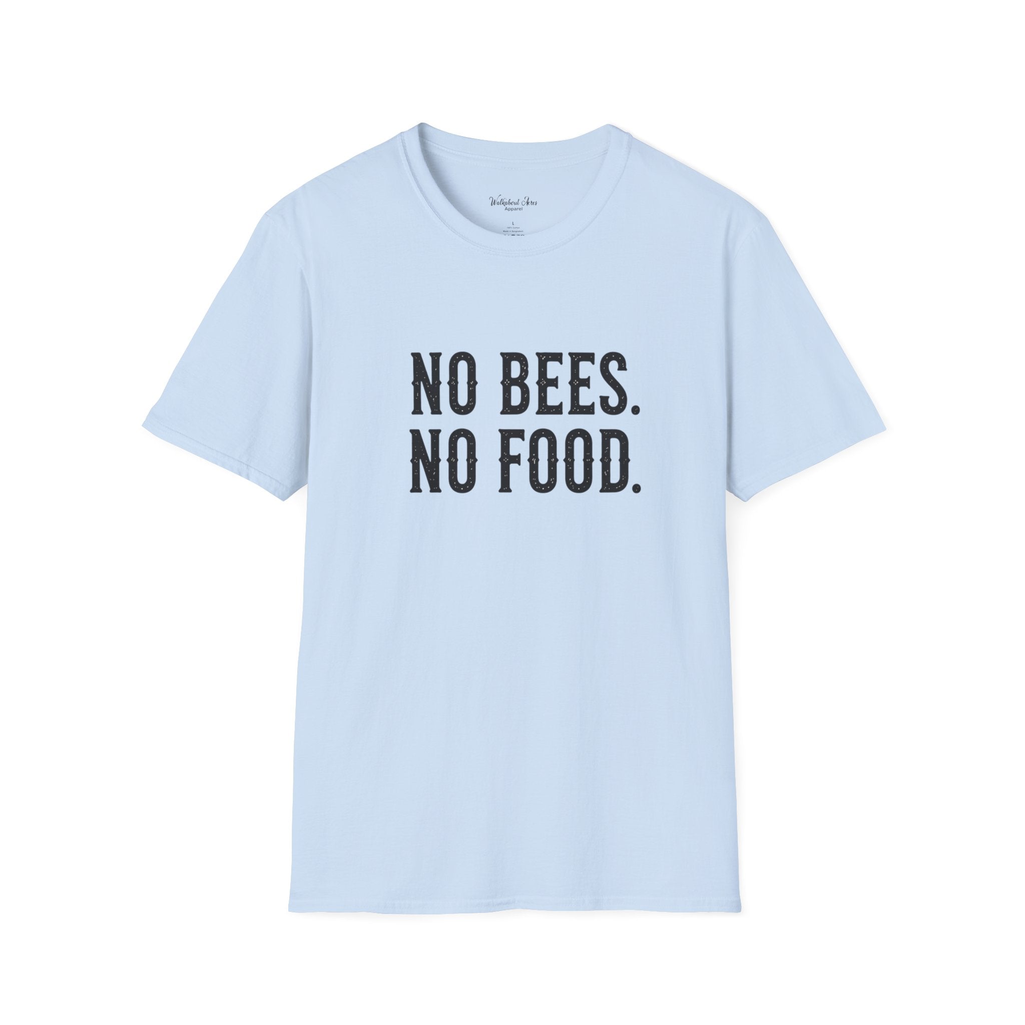 No Bees, No Food  Shirt – Beekeeping T-Shirt – Save the Bees Apparel