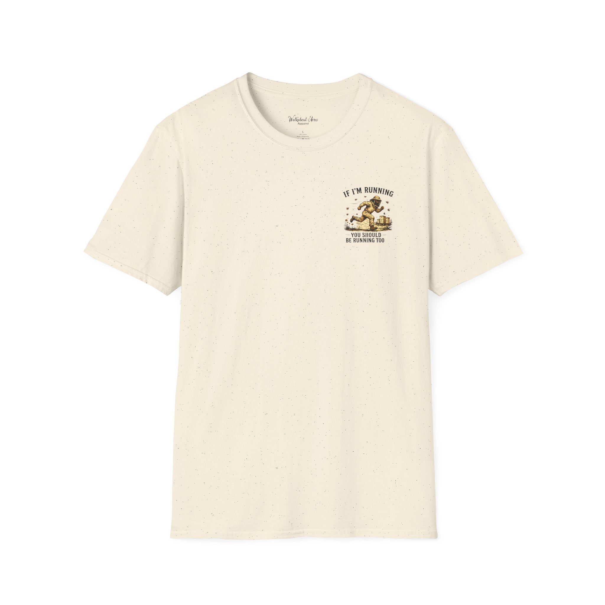 If I’m Running You Should Be Running Too T-Shirt | Funny Beekeeper Shirt | Bee Keeper Humor Tee