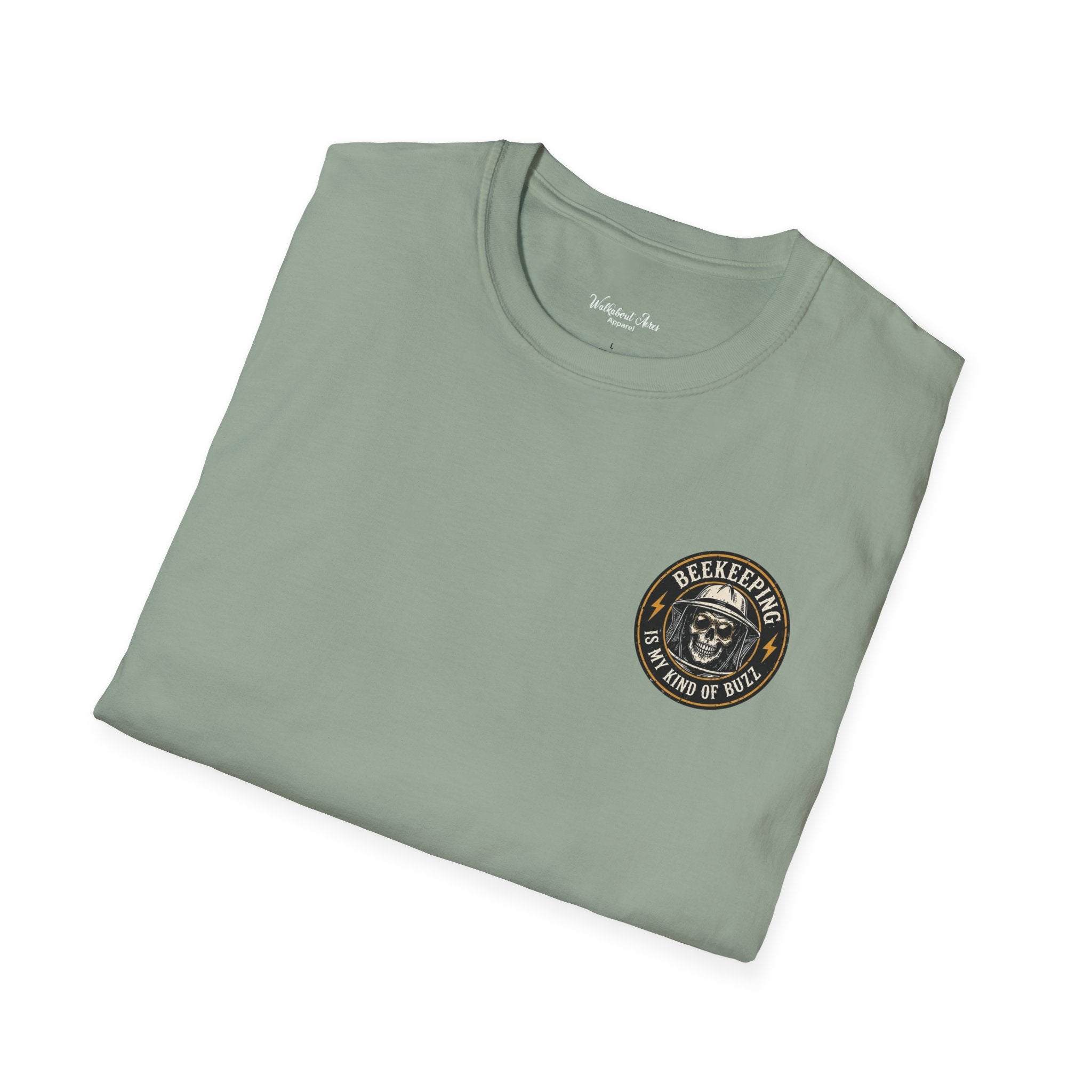 Beekeeping Is My Kind of Buzz Shirt | Skull Beekeeper Tee | Rustic Bee Keeper T-Shirt | Honey Lover Gift