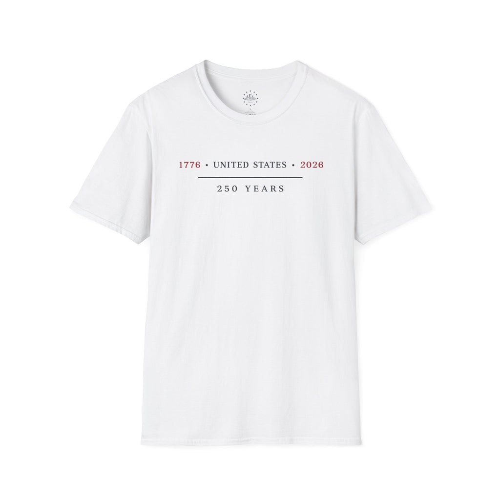 1776 United States 2026 Shirt | America 250 Years Tee | Minimalist Patriotic T-Shirt | USA Semiquincentennial Heritage Shirt