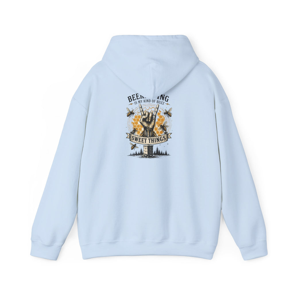 Beekeeping Is My Kind of Buzz Crewneck Sweatshirt | Rustic Beekeeper Pullover | Honey Farm Apparel