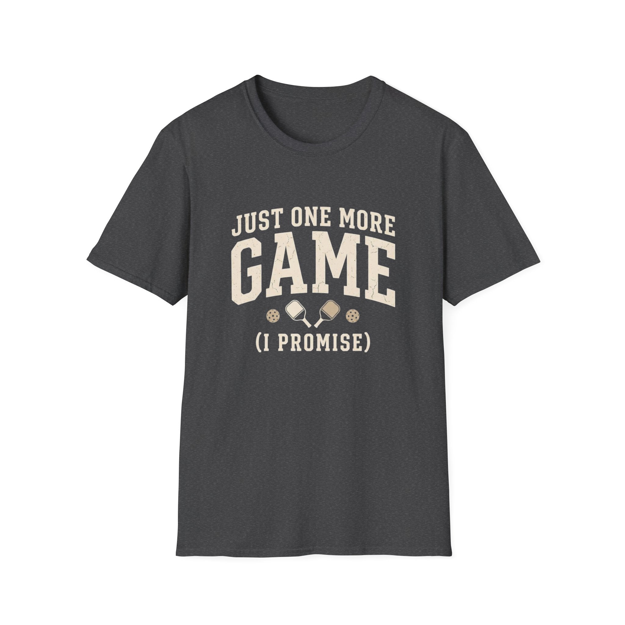 Just One More Game Shirt – Funny Pickleball T-Shirt, Pickleball Gift for Men & Women