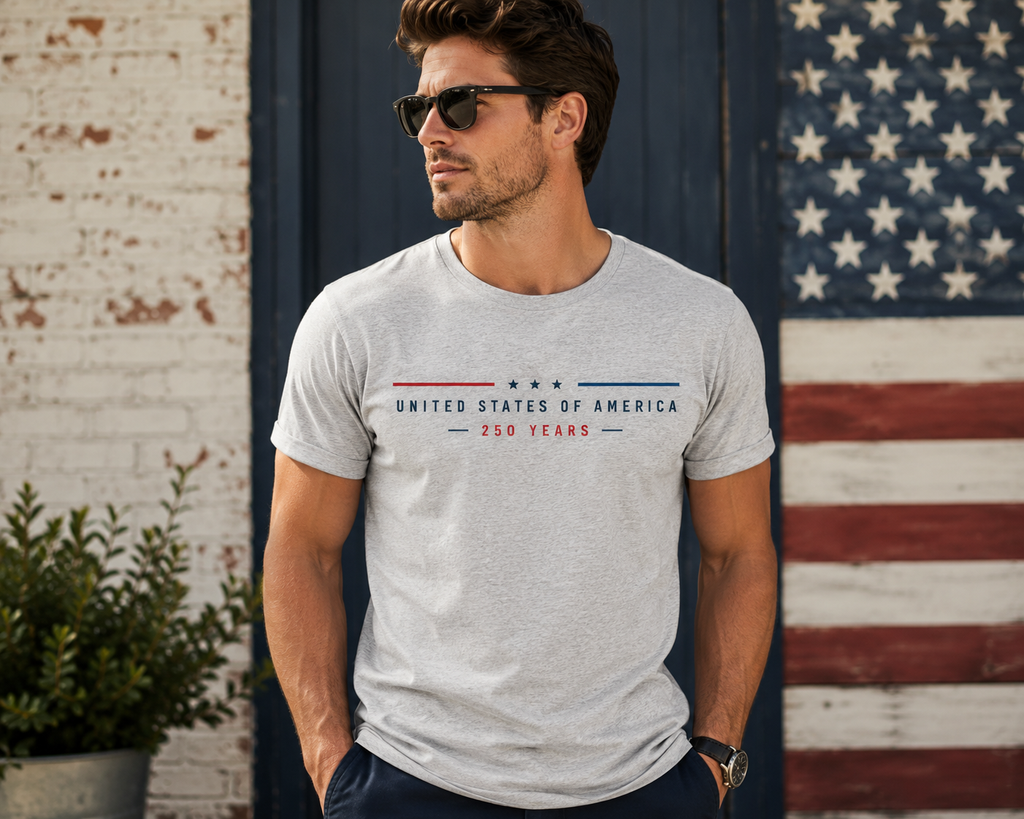 United States of America 250 Years Shirt | Patriotic America 250th Anniversary Tee | Semiquincentennial 1776–2026 Fourth of July T-Shirt